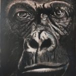 Charcoal drawing