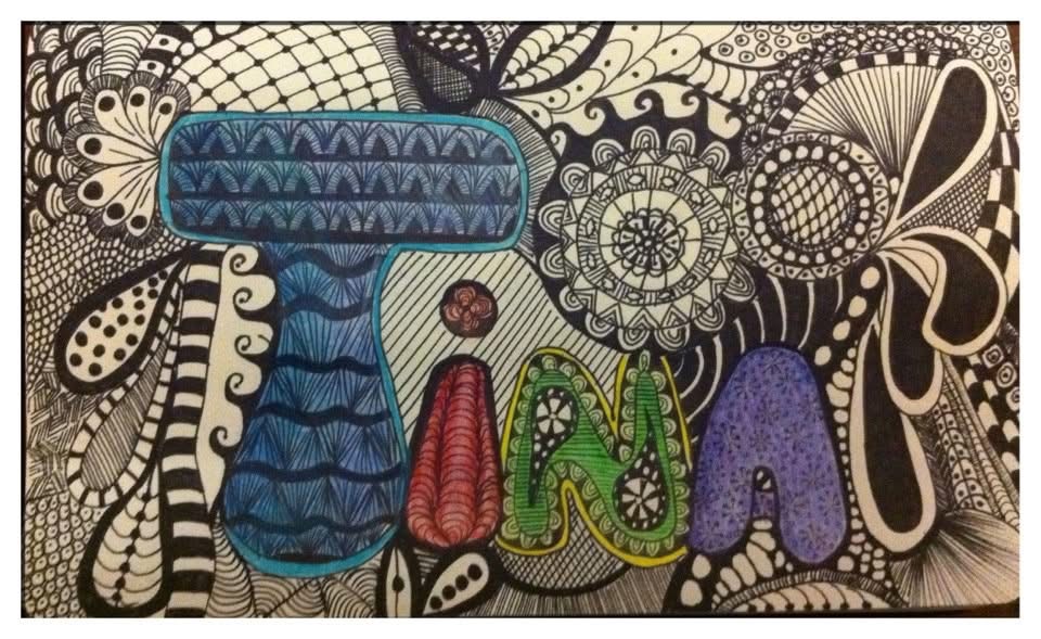 Pen and ink, Colouring pencil, doodle