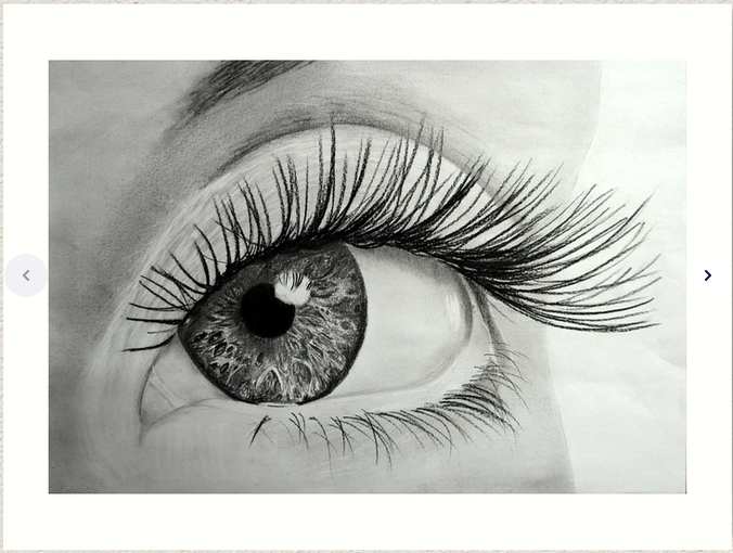 Eye, eye lashes, iris, drawing, graphite drawing of the eye